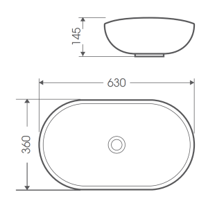 Chậu rửa mặt đặt bàn lavabo Bello BB-400129 - 5 Chậu rửa mặt đặt bàn lavabo Bello BB-400129 - 4