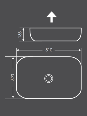 Chậu rửa mặt dương vành Bello BB-400140 - 3