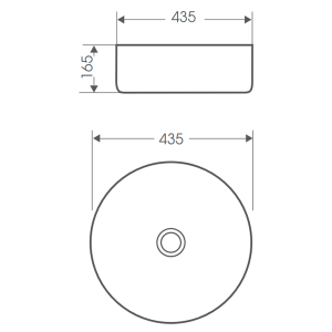 Chậu rửa mặt đặt bàn lavabo Bello BB-800319 - 6