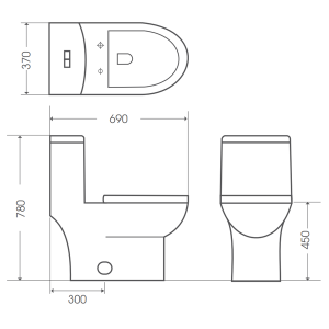 Bồn cầu 1 khối BELLO BT-500717N - 7 Bồn cầu 1 khối BELLO BT-500717N - 6