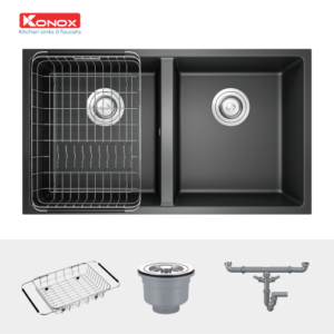 CHẬU RỬA CHÉN BÁT KONOX GRANITE VELOCI 760D - 7