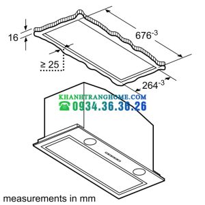 MÁY HÚT MÙI ÂM TỦ BOSCH DHL785C SERIE 6 NGANG 70CM - 6 MÁY HÚT MÙI ÂM TỦ BOSCH DHL785C SERIE 6 NGANG 70CM - 5