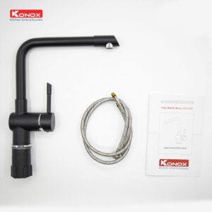 VÒI RỬA CHÉN BÁT KONOX FELIX BLACK - 8 VÒI RỬA CHÉN BÁT KONOX FELIX BLACK - 7