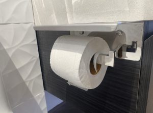 Giá treo giấy vệ sinh có kệ Hafele 983.56.001 - 12