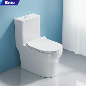 Bồn cầu Enic N02 lưng thẳng - trắng