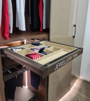 Khay đựng trang sức Hafele 600mm màu nâu 807.95.101 - 9 Khay đựng trang sức Hafele 600mm màu nâu 807.95.101 - 8