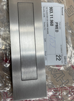 Tay nắm âm Hafele 903.11.960 - 7