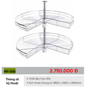 Bộ rổ góc xoay 270 độ Maadela MP-G56 - 4