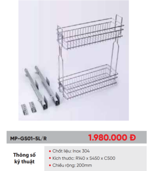 Giá để chất tẩy rửa Maadela MP-GS01-5L - 5 Giá để chất tẩy rửa Maadela MP-GS01-5L - 4