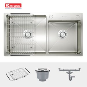 CHẬU RỬA CHÉN BÁT KONOX OVERMOUNT SINK KN8245DO - 7