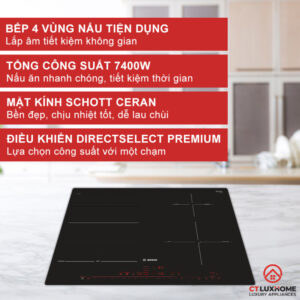 BẾP TỪ BOSCH SERIE 8 PXE601DC1E 4 VÙNG NẤU - 29 BẾP TỪ BOSCH SERIE 8 PXE601DC1E 4 VÙNG NẤU - 28