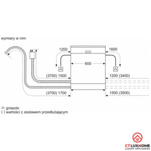 MÁY RỬA BÁT BOSCH ĐỘC LẬP SMS2HVI72E SERIE 2 13 BỘ - 19 MÁY RỬA BÁT BOSCH ĐỘC LẬP SMS2HVI72E SERIE 2 13 BỘ - 18