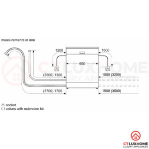 MÁY RỬA BÁT BOSCH ĐỘC LẬP SMS46MI01G SERIE 4 SILENCE PLUS - 22 MÁY RỬA BÁT BOSCH ĐỘC LẬP SMS46MI01G SERIE 4 SILENCE PLUS - 21