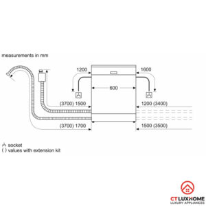 MÁY RỬA BÁT BOSCH ĐỘC LẬP SMS46MI05E SERIE 4 13 BỘ - 19 MÁY RỬA BÁT BOSCH ĐỘC LẬP SMS46MI05E SERIE 4 13 BỘ - 18