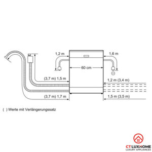 MÁY RỬA BÁT BOSCH ĐỘC LẬP SMS46NI05E SERIE 4 13 BỘ - 12