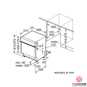 MÁY RỬA BÁT BOSCH ĐỘC LẬP SMS46MI07E SERIE 4 14 BỘ - 23