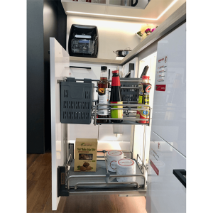 Rổ kéo để chai lọ OMERO MULTI Hafele 300mm 595.00.803