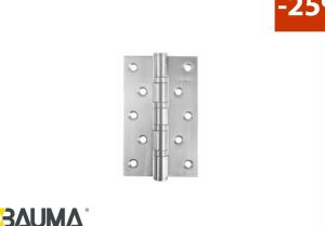 Bản lề lá BAUMA Inox mờ (201) 127x76x3mm 926.20.352