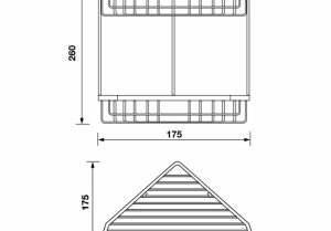 Rổ 2 tầng treo góc tường Hafele 499.98.010 - 3
