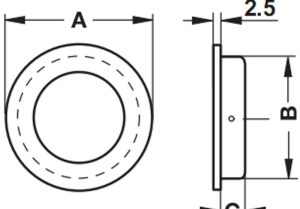 Tay nắm âm 50x40mm 155.01.490 - 3