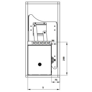 Giá Bát Đĩa Nâng Hạ Lento 900mm Hafele 504.76.408 - 7 Giá Bát Đĩa Nâng Hạ Lento 900mm Hafele 504.76.408 - 6