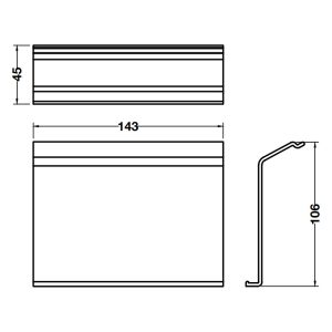 Kệ treo máy tính bảng Hafele 523.00.320 - 3