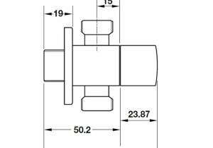 Van khóa nước lục giác G1/2 Häfele 495.61.252 - 4 Van khóa nước lục giác G1/2 Häfele 495.61.252 - 3