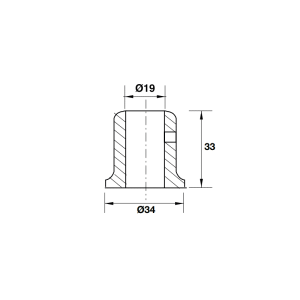 Bas giữ thanh treo gắn tường Hafele 981.52.791 - 3