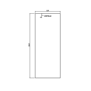 Bas hộp cho cửa kính trượt – hướng mở trái Hafele 981.59.110 - 3