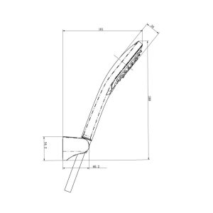 Bộ sen tay Airsense Hafele 589.23.300 - 5 Bộ sen tay Airsense Hafele 589.23.300 - 4