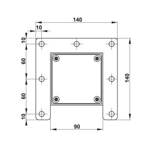 Bộ âm cho bộ trộn bồn tắm đặt sàn 589.10.199 - 6