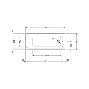 Bồn tắn âm D-CODE 588.45.640 - 5 Bồn tắn âm D-CODE 588.45.640 - 4