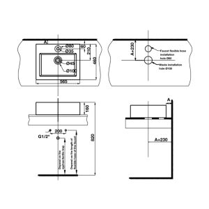 Lavabo đặt bàn REGAL 588.82.211 - 4 Lavabo đặt bàn REGAL 588.82.211 - 3