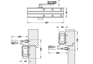 Cùi chỏ hơi Hafele 80kg màu đen – Có dừng 931.84.078 - 4 Cùi chỏ hơi Hafele 80kg màu đen – Có dừng 931.84.078 - 3