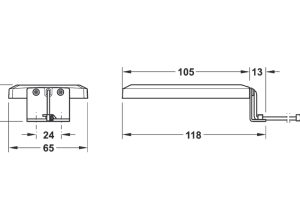 Đèn led Hafele lắp nổi vuông 4000K 12V 833.74.160 - 4 Đèn led Hafele lắp nổi vuông 4000K 12V 833.74.160 - 3