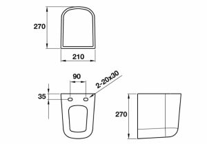 Lavabo Treo Tường RHINE 500 Hafele 588.84.000 - 4