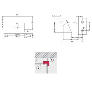 Kẹp kính chữ L BAUMA 932.03.606 - 3