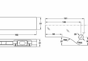 Kẹp kính dưới Häfele màu đen 981.00.013 - 4 Kẹp kính dưới Häfele màu đen 981.00.013 - 3