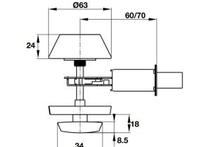 Khóa cóc Hafele đầu chìa đầu vặn màu đen 911.64.383 - 3
