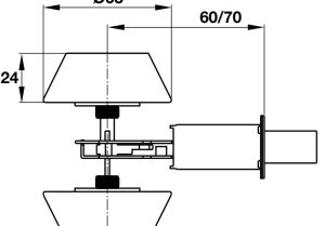 Khóa cóc 2 đầu chìa Hafele màu đen 911.64.384 - 3