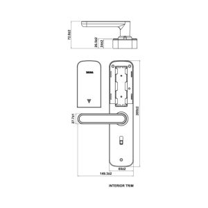 Khóa điện tử BAUMA BM600 Thân khóa nhỏ 912.20.394 - 23 Khóa điện tử BAUMA BM600 Thân khóa nhỏ 912.20.394 - 22
