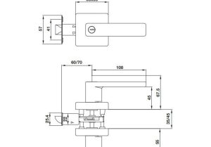 Khoá tay nắm gạt cửa đi DIY Häfele 499.63.972 - 4 Khoá tay nắm gạt cửa đi DIY Häfele 499.63.972 - 3