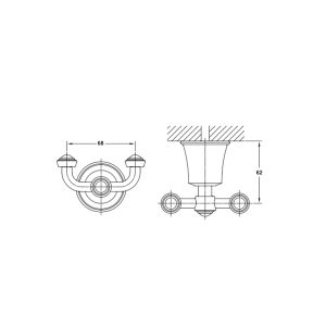 Móc đôi Kyoto 580.57.101 - 3