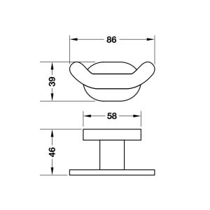 Móc treo InnoRound Häfele 495.80.110 - 3