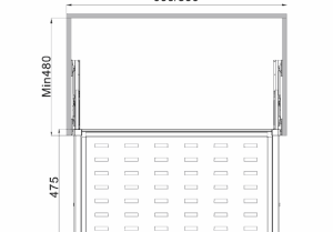 Rổ kéo bằng kim loại Häfele 600mm màu nâu 807.95.151 - 4 Rổ kéo bằng kim loại Häfele 600mm màu nâu 807.95.151 - 3