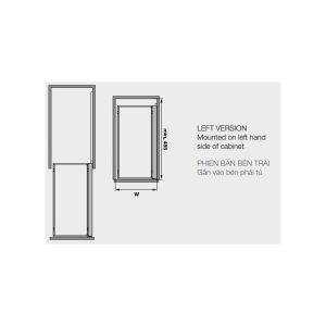 Rổ kéo để chai lọ, gia vị Kesseböhmer Hafele 300mm màu đen mở trái 545.53.965 - 4 Rổ kéo để chai lọ, gia vị Kesseböhmer Hafele 300mm màu đen mở trái 545.53.965 - 3