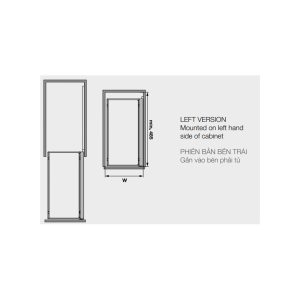 Rổ kéo để chai lọ, gia vị Kesseböhmer Hafele 250mm màu đen mở trái 545.53.961 - 6 Rổ kéo để chai lọ, gia vị Kesseböhmer Hafele 250mm màu đen mở trái 545.53.961 - 5