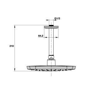 Sen đầu gắn trần Airsense Hafele 485.60.615 - 4