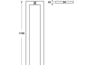 Tay nắm kéo vuông CC1075mm Häfele DIY 499.68.039 - 4 Tay nắm kéo vuông CC1075mm Häfele DIY 499.68.039 - 3