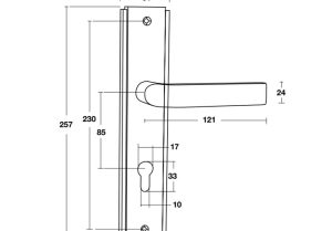 Tay nắm gạt đế dài BAUMA BM055-85 905.99.087 - 4 Tay nắm gạt đế dài BAUMA BM055-85 905.99.087 - 3